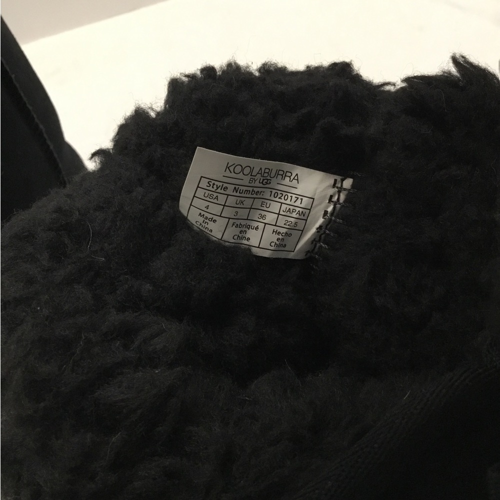 Koolaburra Black Suede Boots with Plush Lining - Picture 13 of 16